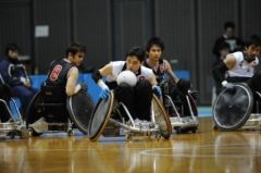 北海道Big Dippersと対戦する横濱義塾の深澤＝19日／写真：吉村もと